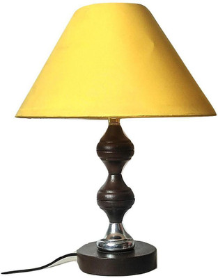 

Woodly Plain Yellow Table Lamp(30 cm, Yellow)
