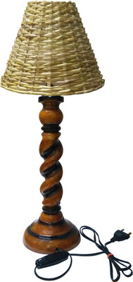 

Golddust Designer Wood Table Lamp(47 cm, Multicolor)
