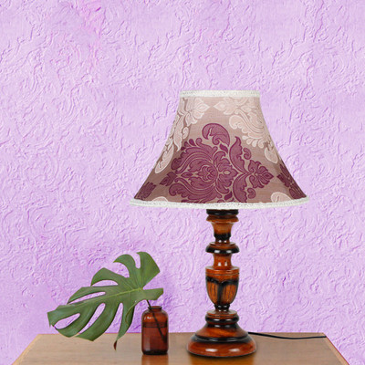 

Yashasvi Daniella Colors Table Lamp(45 cm, Grape)