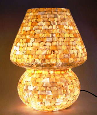 

Bhomeiaji Polished Shell Table Lamp(23 cm, SHELL WHITE)