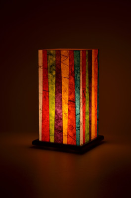 

Shady Ideas Simply Small Stripes LED Table Lamp(Multicolor)