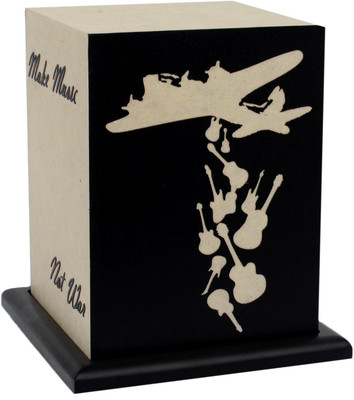 

Shady Ideas MUSIC WAR LED Table Lamp(18 cm, Beige)