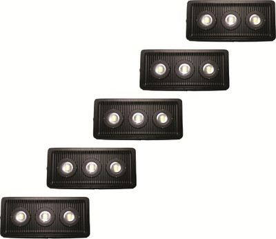 

EPSORI 150 Watt White Waterproof Bloom LED Flood Light - Set Of 5 Night Lamp(13 cm, Black)