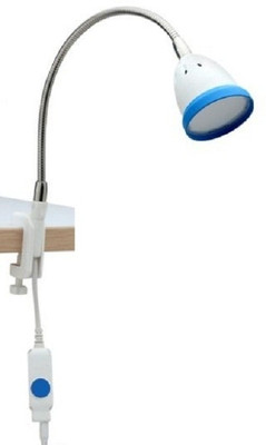 

Renata LED Clamp Light - Illumina - CW - BL Table Lamp(25 cm, Blue, White)