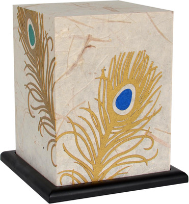 

Shady Ideas GOLDEN PEACOCK LED Table Lamp(18 cm, Multicolor)