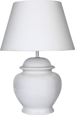 

The Decor Mart White Ceramic Table Lamp(42.545 cm, White)
