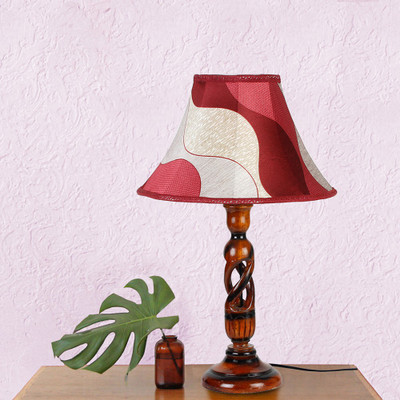 

Yashasvi Alouette Wavesome Table Lamp(45 cm, White, Red)