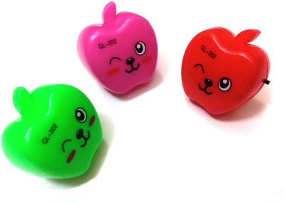 

Palakz Set Of 3 Apple Night Lamp(7 cm, Multicolour)