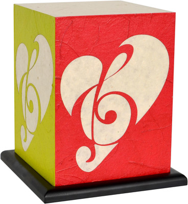 

Shady Ideas LOVE MUSIC LED Table Lamp(18 cm, Multicolor)