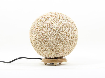 

Eartho TableMediumBeige Table Lamp(18 cm, Beige)