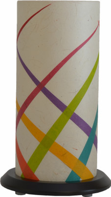 

Shady Ideas Twister Small Table LED Table Lamp(Multicolor, Beige)