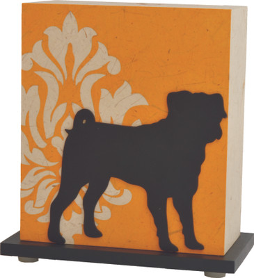 

Shady Ideas Pug Pal LED Table Lamp(Beige, Black, Yellow)