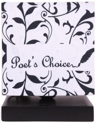 

Poets Choice PC Square Table Lamp(19 cm, Black)