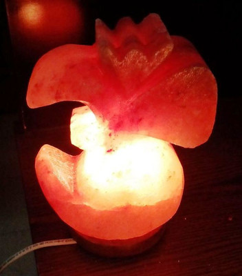 

MTS Himalayan Salt Lamp OM Table Lamp(15 cm, Orange)