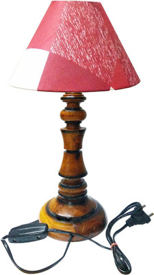 

Golddust Designer Wood Table Lamp(47 cm, Multicolor)