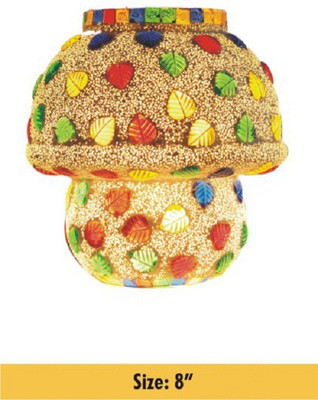 

Shivam Multicolor Table Lamp(20 cm, Multicolor)