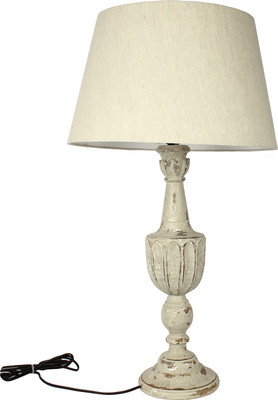 

The Decor Mart Wood Table Lamp(74.93 cm, Antique Finish)