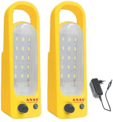 

ANAS 18LED With charger Rechargeable Table Lamp(20 cm, Yellow)