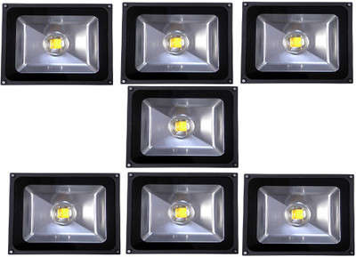

EPSORI 50 Watt Waterproof Bloom LED Flood Light - Set Of 7 Night Lamp(15 cm, Black)