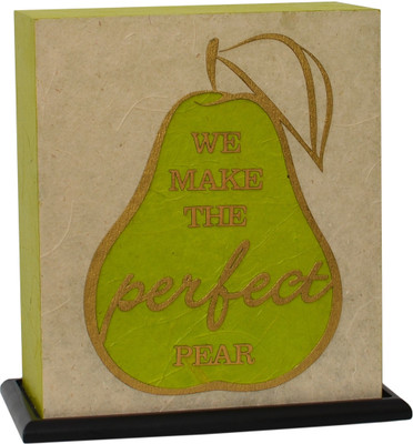 

Shady Ideas Great Pear - Valentine Lamp LED Table Lamp(22 cm, Off-White, Lime Green)