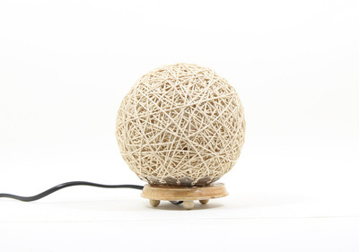 

Eartho TableSmallBeige Table Lamp(14 cm, Beige)