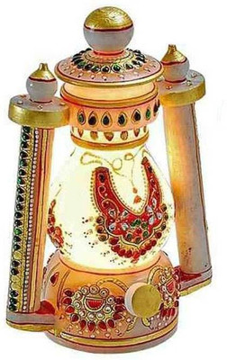 

KSC International Marwad Look Marble Table Lamp(25 cm, White)