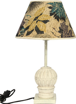 

The Decor Mart Wood Table Lamp(49.53 cm, White)