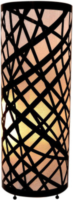 

CASA BONITA DELHI BLACK ABSTRACT Night Lamp(40 cm, Black)
