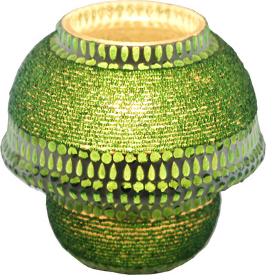 

Brahmz BMZ-GLM-11 Table Lamp(7.5 inch, White, Green)