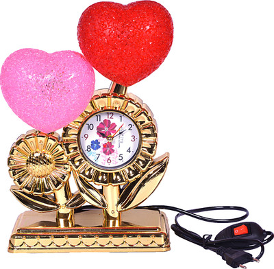 

ART LUCKY LAMP & CLOCK Table Lamp(30 cm, GOLDEN)
