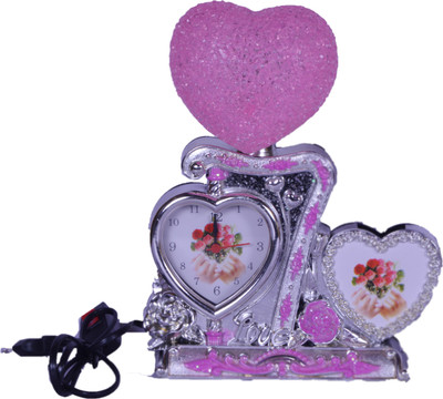 

LUCKY GIFT LUCKY LAMP & CLOCK Table Lamp(24 cm, Multicolor)