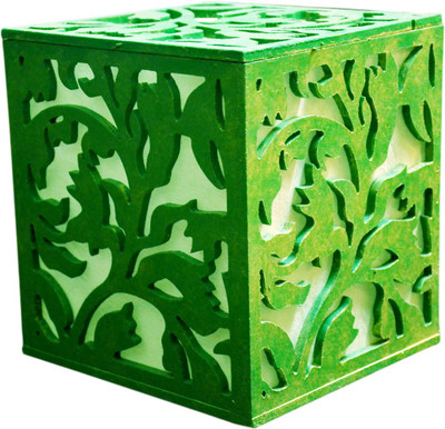 Transcends Light Box Table Lamp(22 cm, Green)