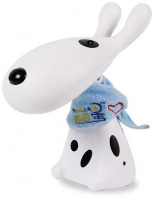 

GeekGoodies Dog Led Rechargeable Table Lamp(22 cm, White)