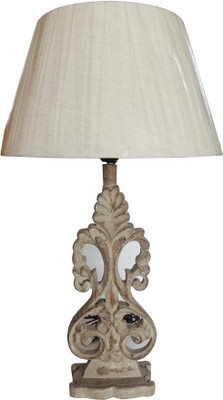 

The Decor Mart Wood Grey Table Lamp(29 cm, Multicolor)