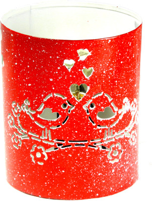 Gaarv Night Lamp Night Lamp(10 cm, Red)