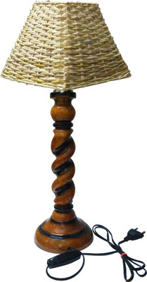 

Golddust Designer Wood Table Lamp(47 cm, Multicolor)