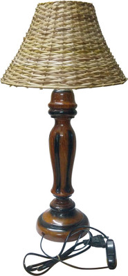 

Golddust Designer Wood Table Lamp(47 cm, Multicolor)