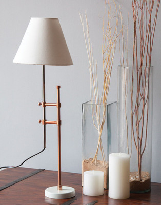 

Orange Tree Blade Table Lamp(66 cm, White, copper)