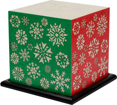 

Shady Ideas SNOWFLAKES LED Table Lamp(16 cm, Multicolor)