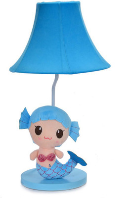 

Scrafts Soft Toy Children'S Mermaid Blue Medium Table Lamp(44 cm, Blue)