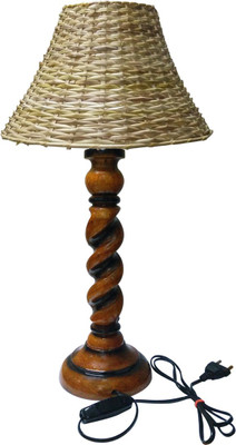 

Golddust Designer Wood Table Lamp(47 cm, Multicolor)