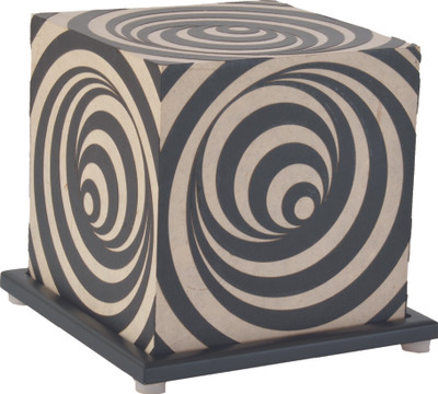 

Shady Ideas Whirlpool LED Table Lamp(Beige, Black)