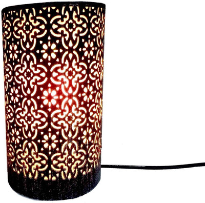 

Design Willa Floral Design Table Lamp(20 cm, Black)
