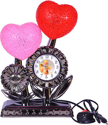 

ART LUCKY LAMP & CLOCK Table Lamp(28 cm, Multicolor)