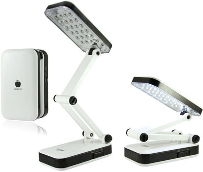 Gade Led Foldable Table Lamp(27 cm, White)
