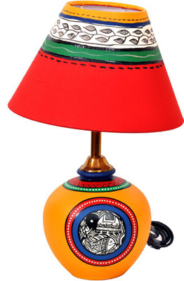 

Vareesha Vacl002 Table Lamp(31.5 cm, Yellow, Red)