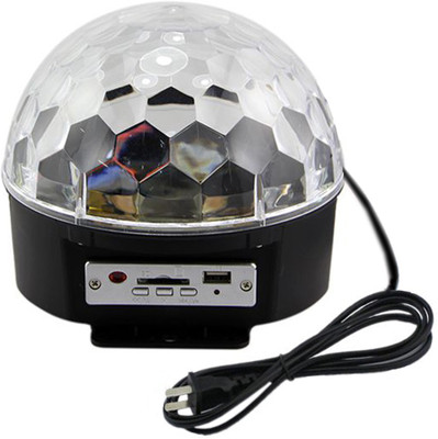 

SJ Crystal Magic Ball Light MP3 Player Night Lamp(14 cm, Multicolor)