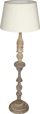 

The Decor Mart Designer White Wash Table Lamp(46.5 cm, Multicolor)