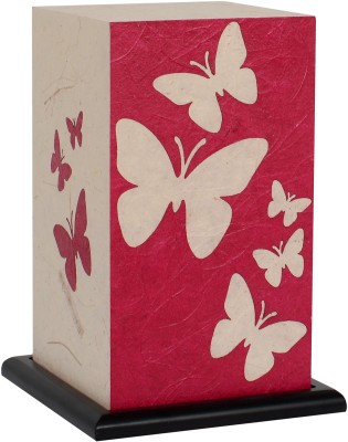 

Shady Ideas BUTTERFLY MAGENTA LED Table Lamp(20.32 cm, Maroon)