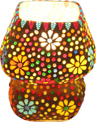 

Brahmz BMZ-GLM-12 Table Lamp(7 inch, White Mixed)